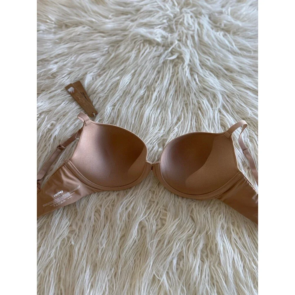 Skims Fits Everybody Push-up Demi Bra Clay 32D